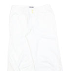 LIZ CLAIBORNE Womens White Casual Shorts S W26 Cotton Blend Comfort Elastic