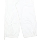 LIZ CLAIBORNE Womens White Casual Shorts S W26 Cotton Blend Comfort Elastic