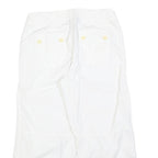LIZ CLAIBORNE Womens White Casual Shorts S W26 Cotton Blend Comfort Elastic