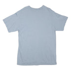 NIKE Mens Blue M Short Sleeve Crew Neck Cotton Blend Plain Classic T-Shirt