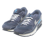 NIKE Air Max 90 Mens Blue & Light Blue Synthetic UK 10 Lightweight Trainers