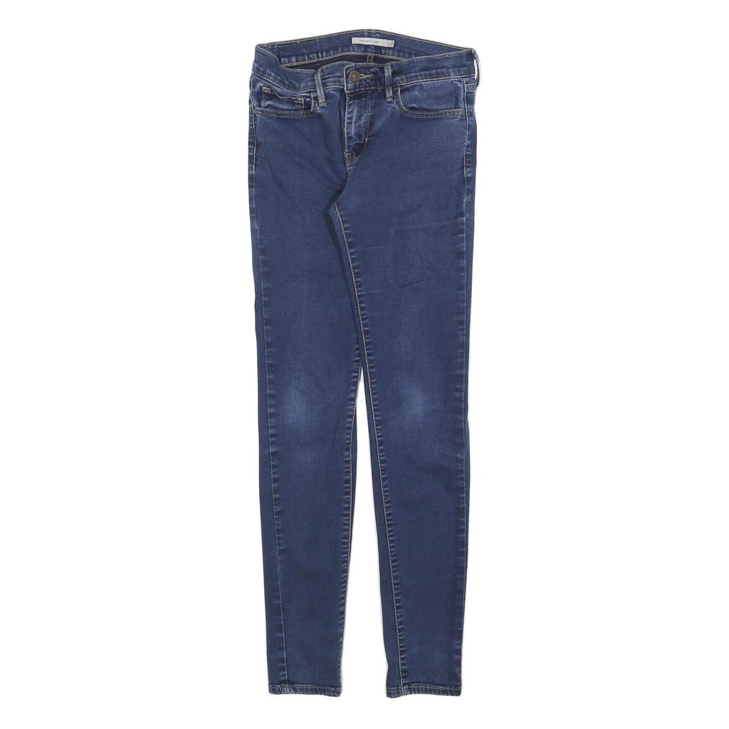 LEVI'S 710 Womens Slim Skinny Denim Medium Wash Cotton Blend Jeans W27 L29