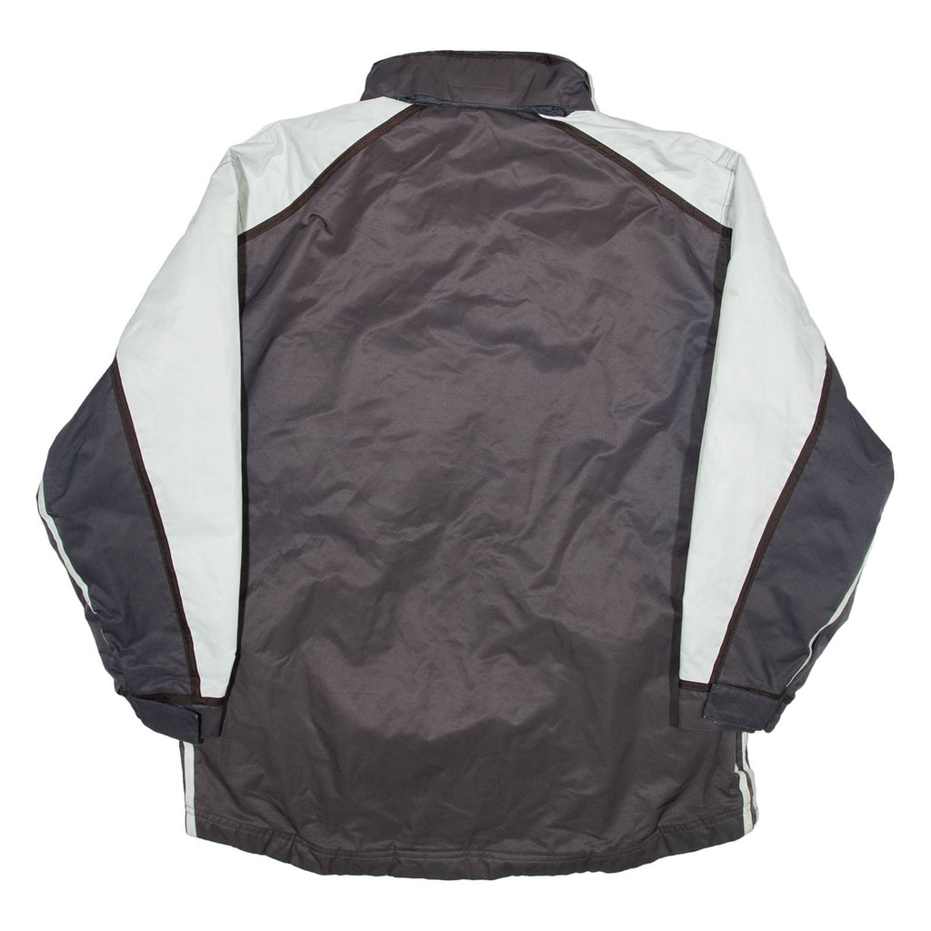 ADIDAS Mens Ski Coat Grey Colourblock M