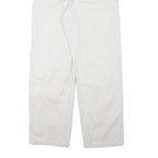 RITMICA Mens Cotton Blend White Relaxed Straight Trousers W31 L29 Casualwear