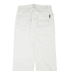RITMICA Mens Cotton Blend White Relaxed Straight Trousers W31 L29 Casualwear