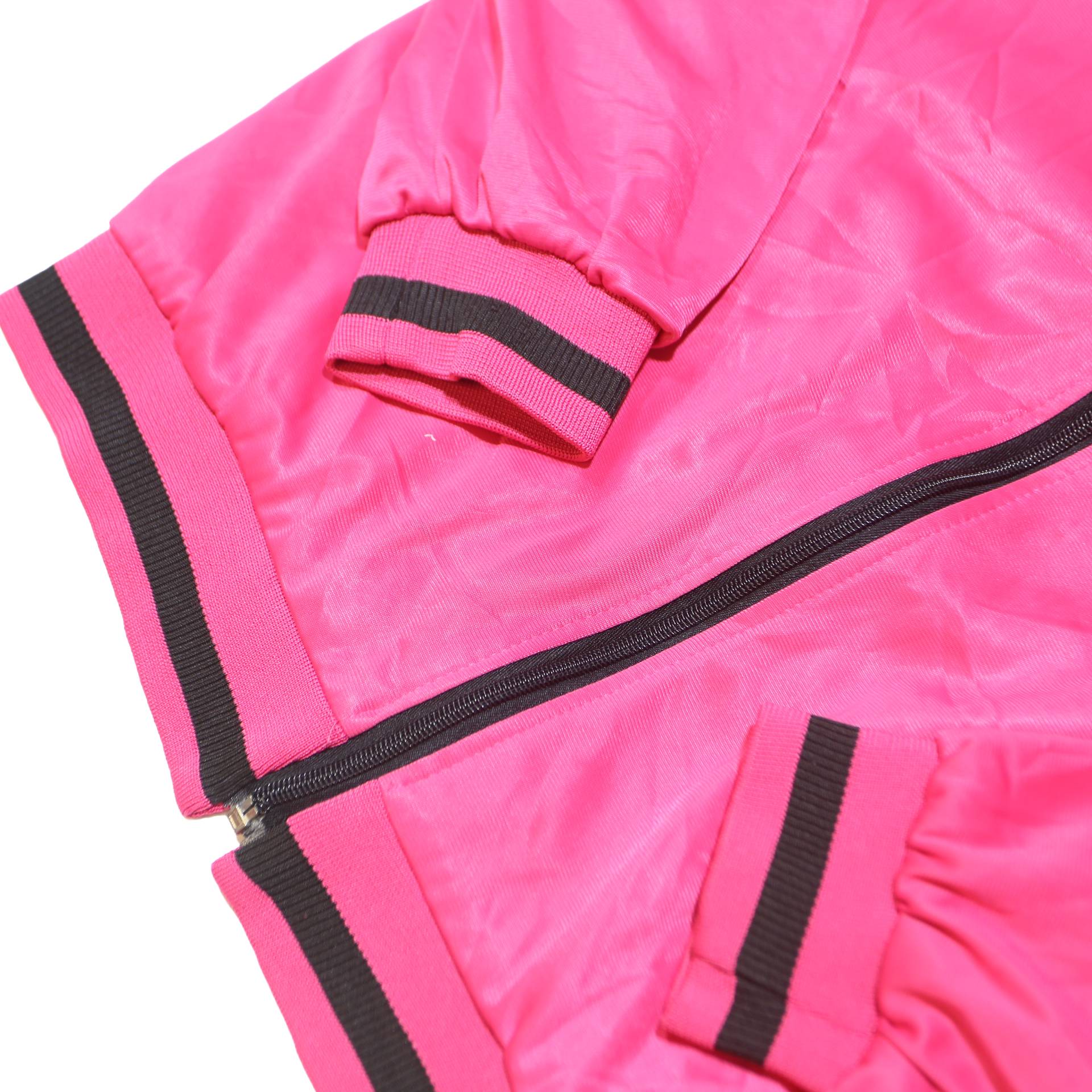 KAPPA Womens Pink Polyester Blend Track Jacket 2XL Zip Athletic Casual