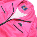 KAPPA Womens Pink Polyester Blend Track Jacket 2XL Zip Athletic Casual