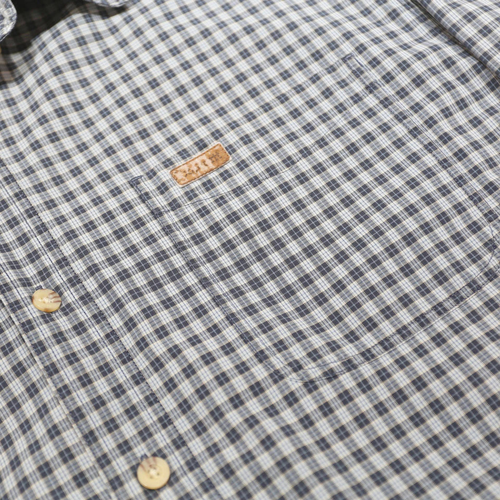 CARHARTT Mens Blue & Grey Check Shirt L Casual Cotton Button-Down Long Sleeve