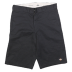 DICKIES Mens Shorts Black Casual Relaxed Fit L W34 Classic Workwear