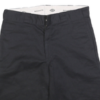 DICKIES Mens Shorts Black Casual Relaxed Fit L W34 Classic Workwear