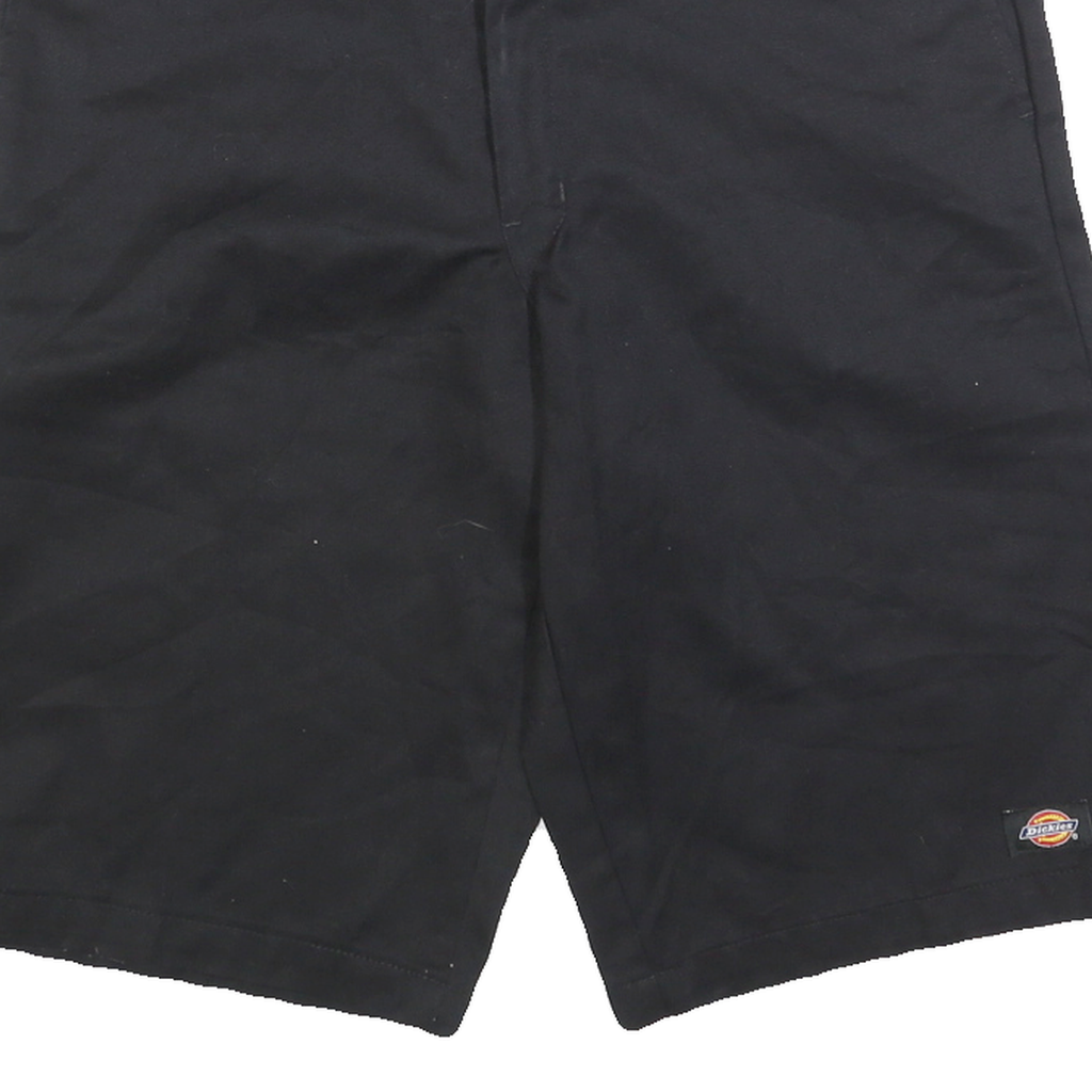 DICKIES Mens Shorts Black Casual Relaxed Fit L W34 Classic Workwear