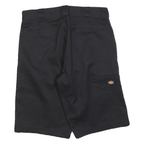 DICKIES Mens Shorts Black Casual Relaxed Fit L W34 Classic Workwear