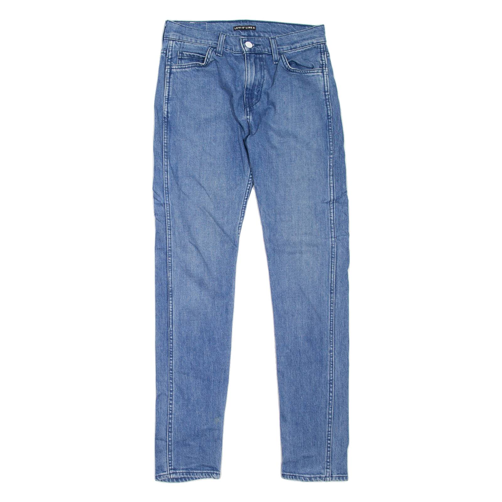 LEVI'S Line 8 Womens Jeans Blue Slim Skinny Stone Wash W27 L32