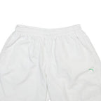 PUMA Mens White Fitness Activewear Shorts L W26 Polyester Lightweight