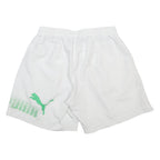 PUMA Mens White Fitness Activewear Shorts L W26 Polyester Lightweight