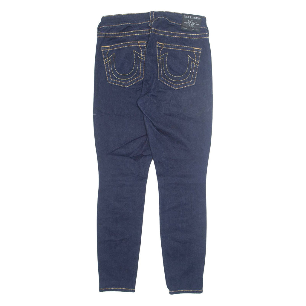 TRUE RELIGION Womens Jeans Blue Regular Skinny W30 L28