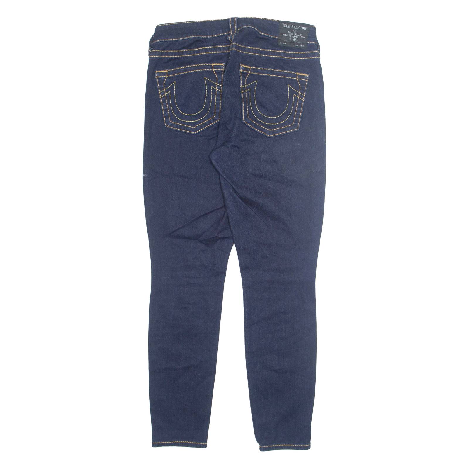 TRUE RELIGION Womens Jeans Blue Regular Skinny W30 L28