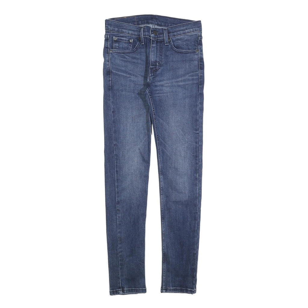 LEVI'S 519 Mens Jeans Blue Slim Skinny Denim Medium W28 L32 Stretch Cotton Blend