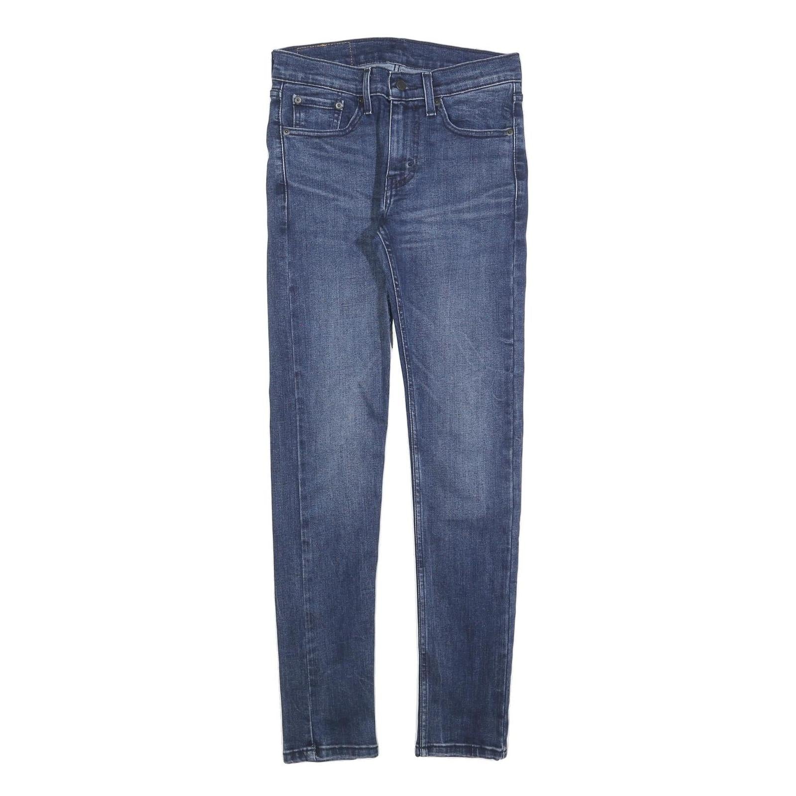 LEVI'S 519 Mens Jeans Blue Slim Skinny Denim Medium W28 L32 Stretch Cotton Blend