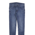LEVI'S 519 Mens Jeans Blue Slim Skinny Denim Medium W28 L32 Stretch Cotton Blend