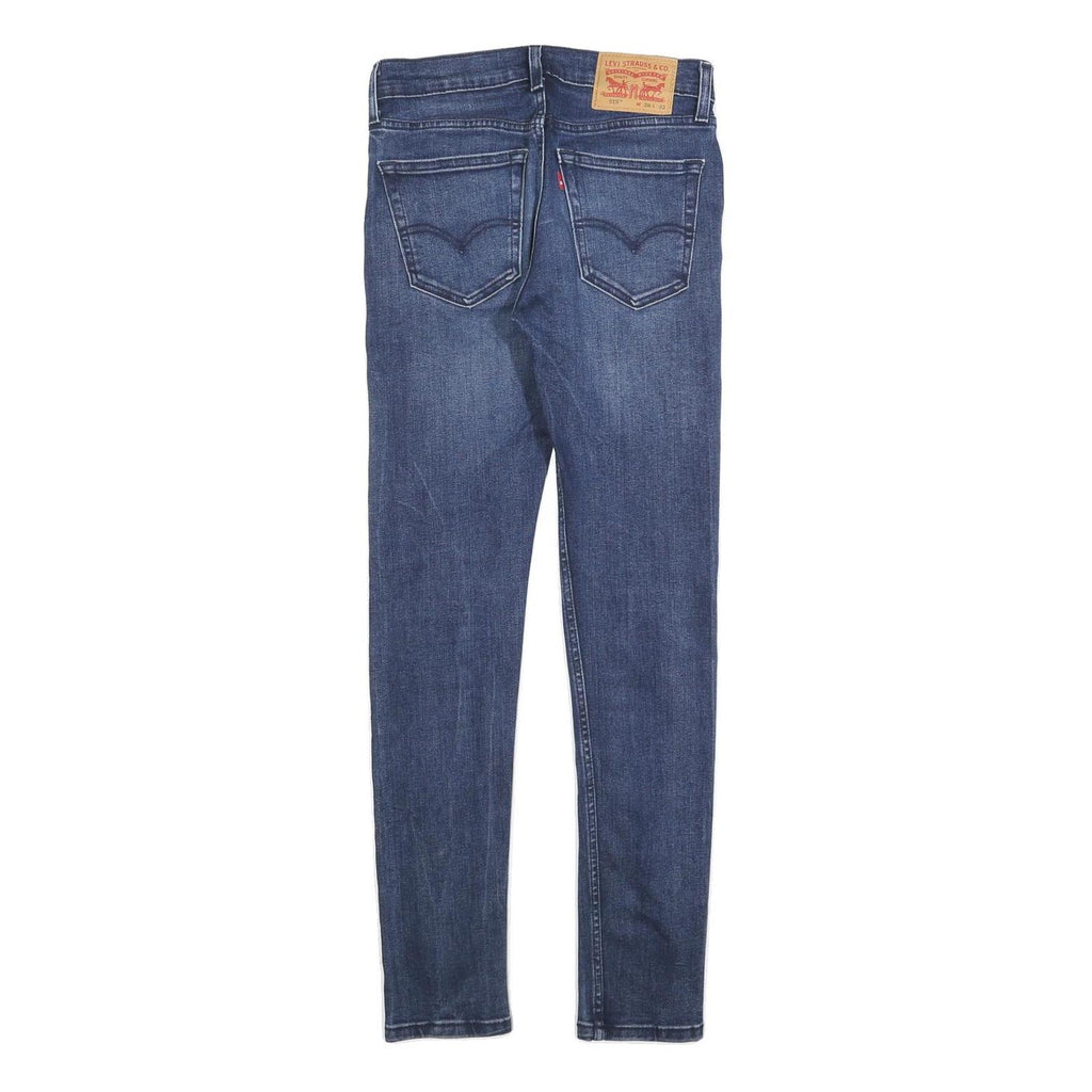 LEVI'S 519 Mens Jeans Blue Slim Skinny Denim Medium W28 L32 Stretch Cotton Blend