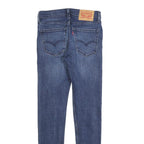 LEVI'S 519 Mens Jeans Blue Slim Skinny Denim Medium W28 L32 Stretch Cotton Blend