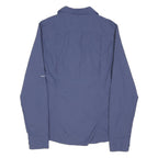 COLUMBIA Womens Blue Nylon Shirt S Outdoor Lightweight Button Up Casual