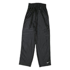 NIKE Mens Joggers Black L W30 L32 Relaxed Straight