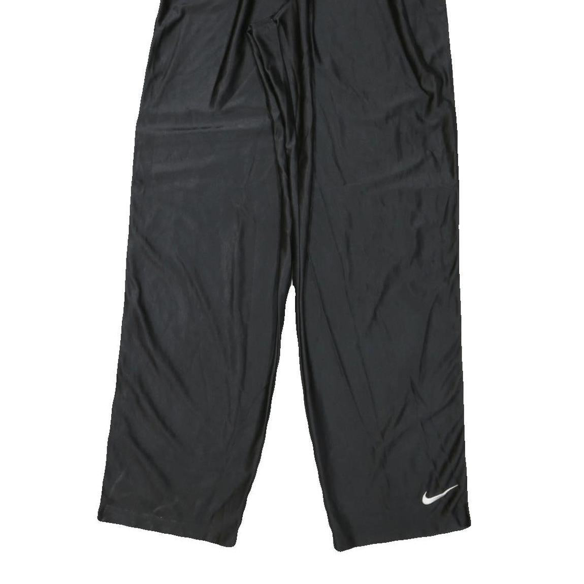 NIKE Mens Joggers Black L W30 L32 Relaxed Straight