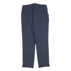BODEN Womens Cotton Blend Navy Slim Straight Trousers W30 L26 Casual Wear