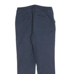 BODEN Womens Cotton Blend Navy Slim Straight Trousers W30 L26 Casual Wear