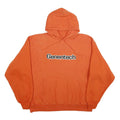CHAMPION Mens Orange Genentech Pullover Hoodie XL Cotton Blend Casual Sweatshirt