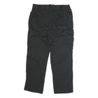 DICKIES Mens Black Cotton Blend Regular Trousers W36 L30 Workwear Cargo