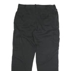 DICKIES Mens Black Cotton Blend Regular Trousers W36 L30 Workwear Cargo