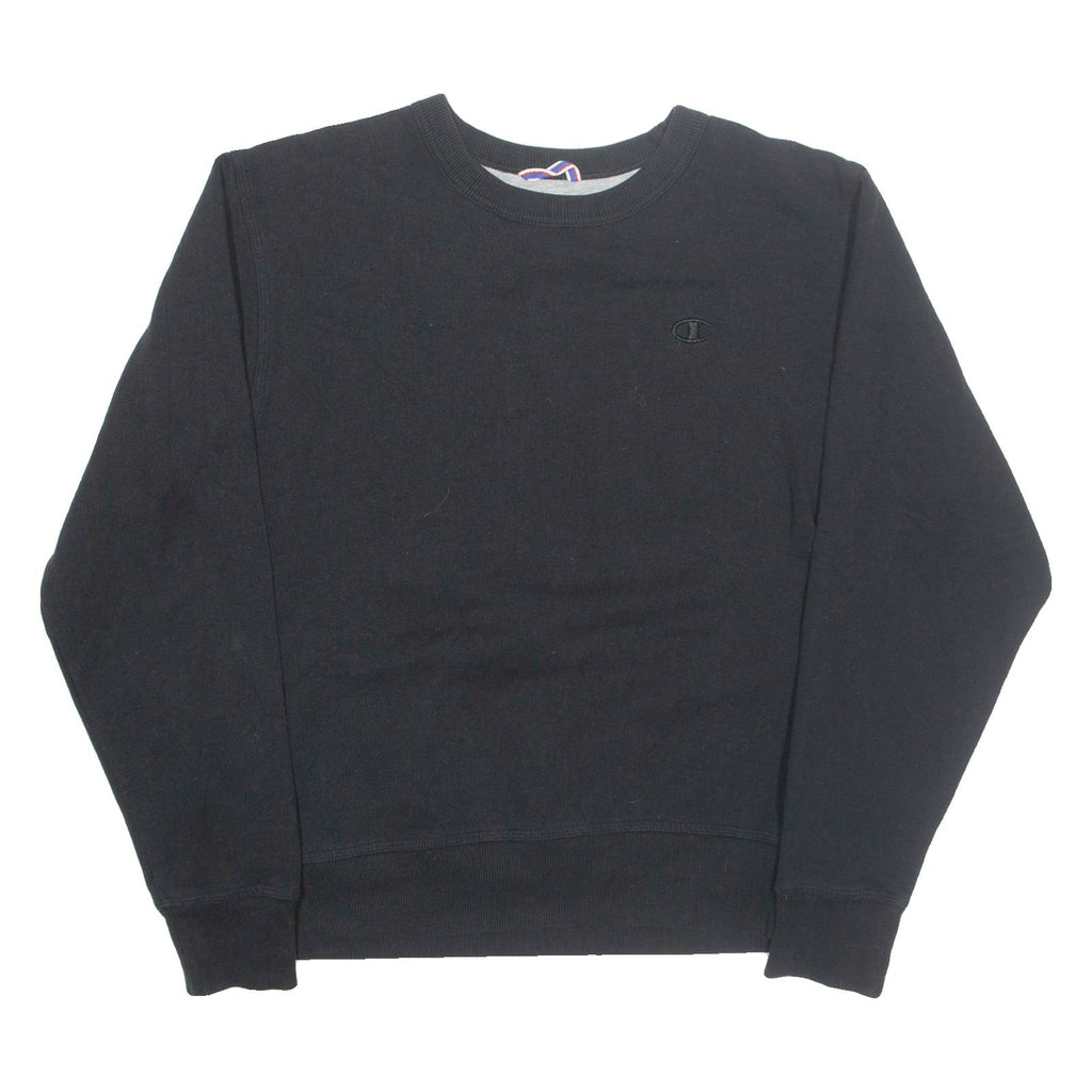 CHAMPION Mens Sweatshirt Black S