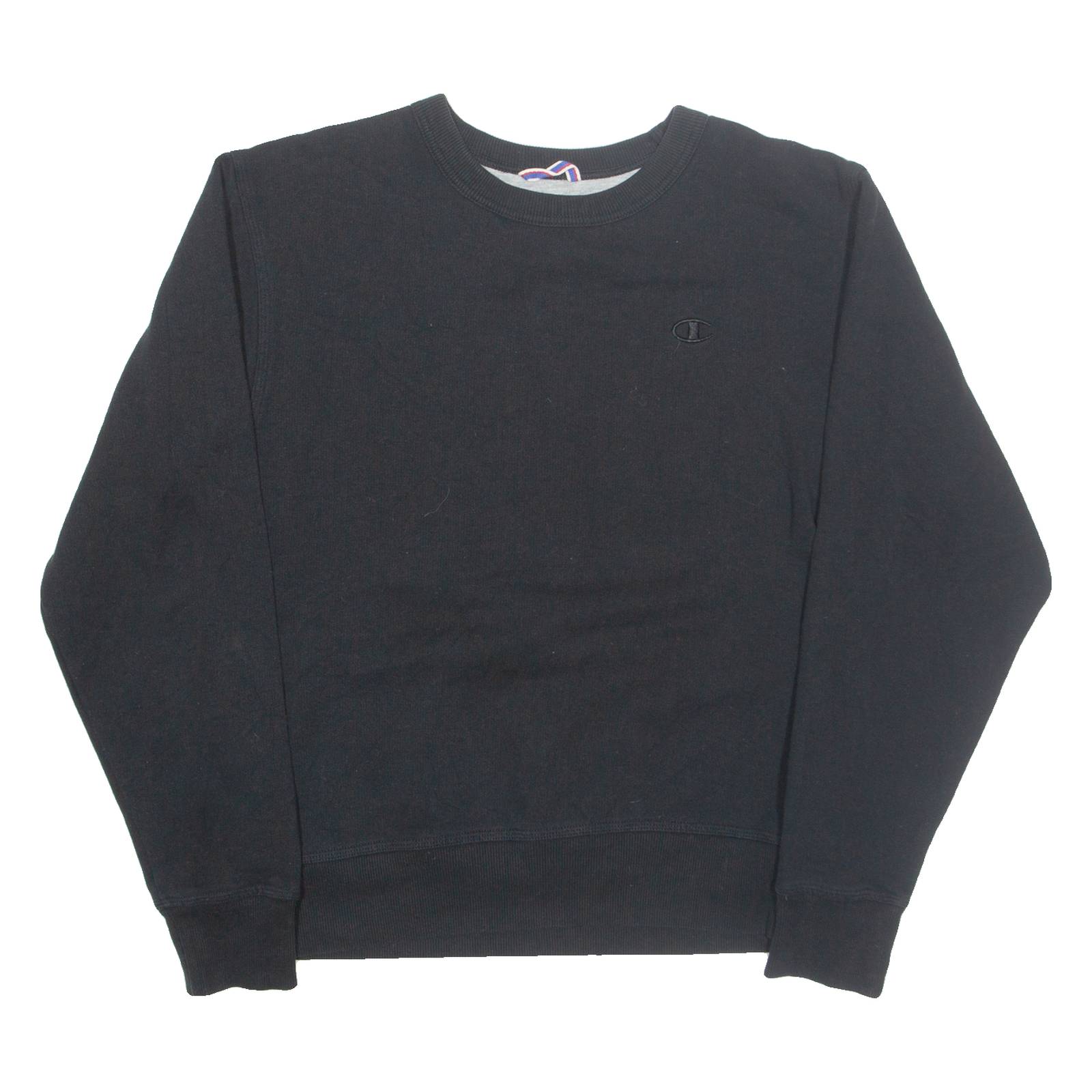 CHAMPION Mens Sweatshirt Black S