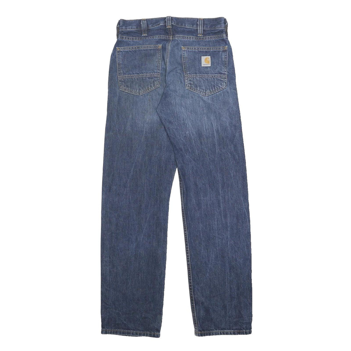 CARHARTT Mens Jeans Blue Relaxed Straight Denim Medium W28 L32 Durable Workwear