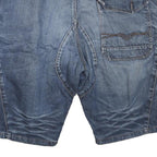 KGN DENIM Mens Denim Blue Casual Shorts XL W40 Cotton Blend Stylish