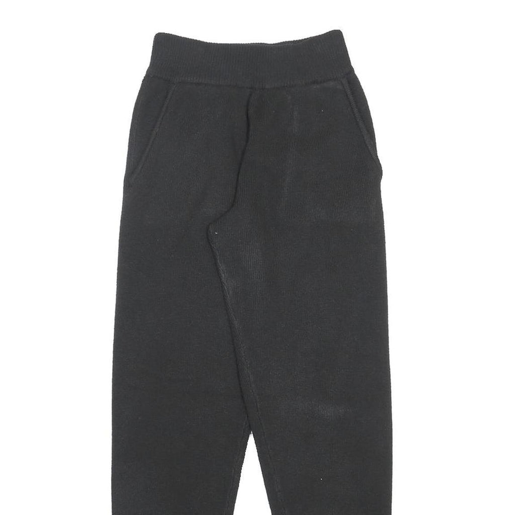 JACK WILLS Womens Joggers Black Slim Tapered UK 6 W22 L28 Polyester Blend