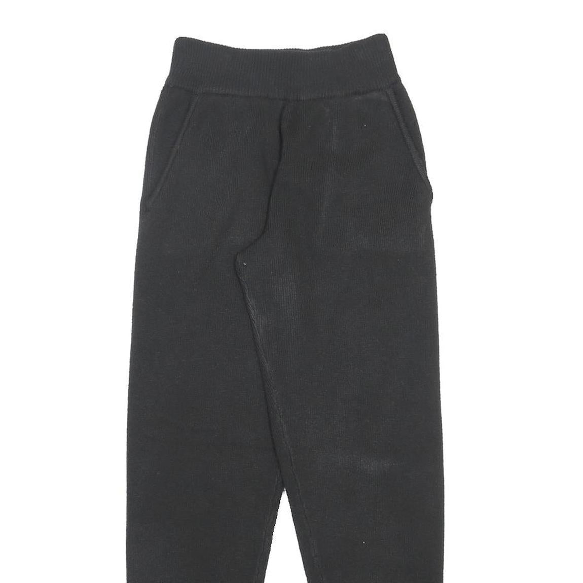 JACK WILLS Womens Joggers Black Slim Tapered UK 6 W22 L28 Polyester Blend