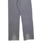 CARHARTT Mens Cotton Blend Grey Regular Straight Trousers W32 L30 Workwear