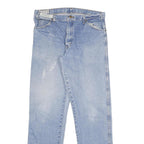 DICKIES Mens Regular Fit Blue Denim Light Wash Jeans W34 L34 Workwear Zip Fly