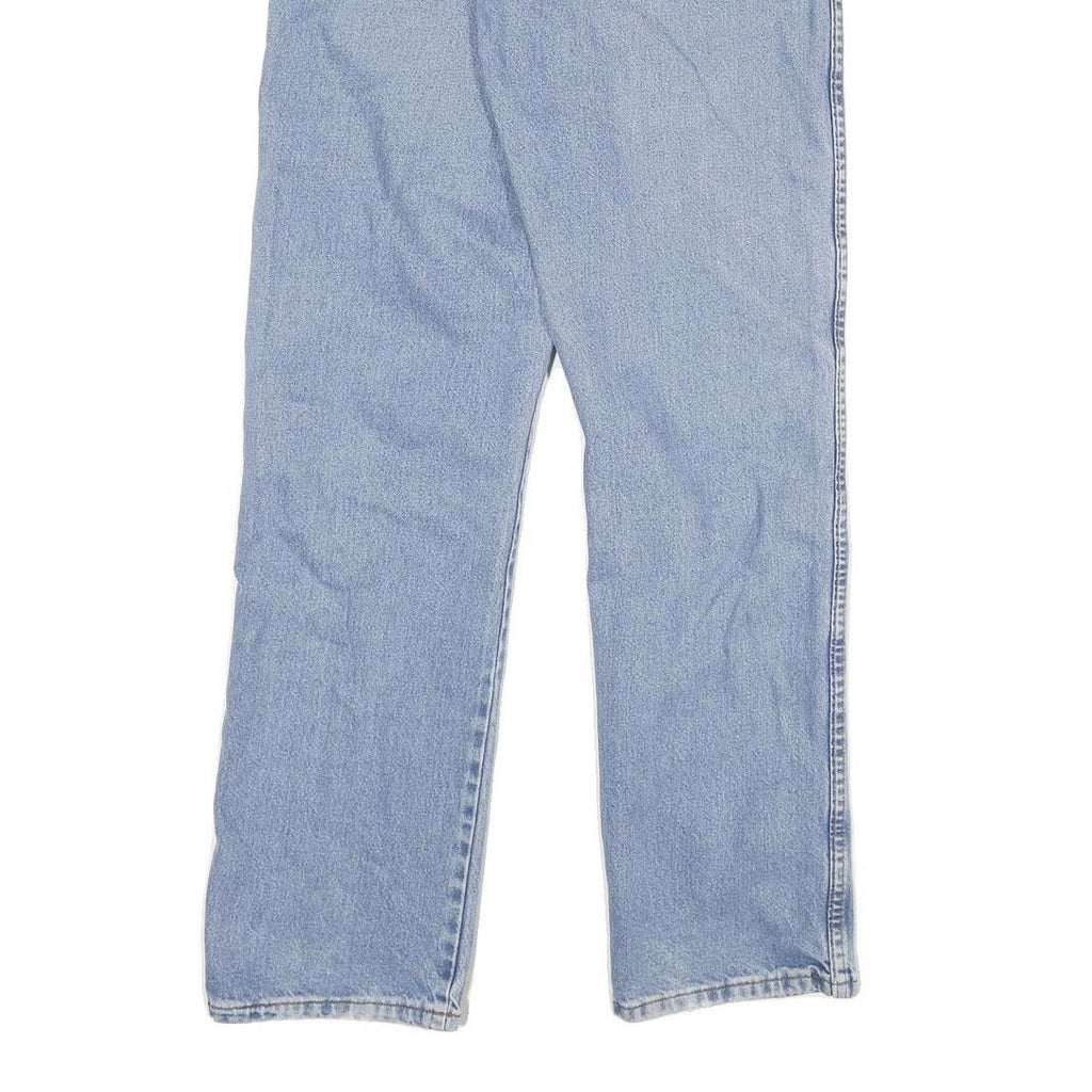 DICKIES Mens Regular Fit Blue Denim Light Wash Jeans W34 L34 Workwear Zip Fly