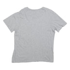 NIKE Womens Grey Crew Neck Short Sleeve Graphic T-Shirt L Casual Cotton Tee