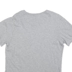 NIKE Womens Grey Crew Neck Short Sleeve Graphic T-Shirt L Casual Cotton Tee