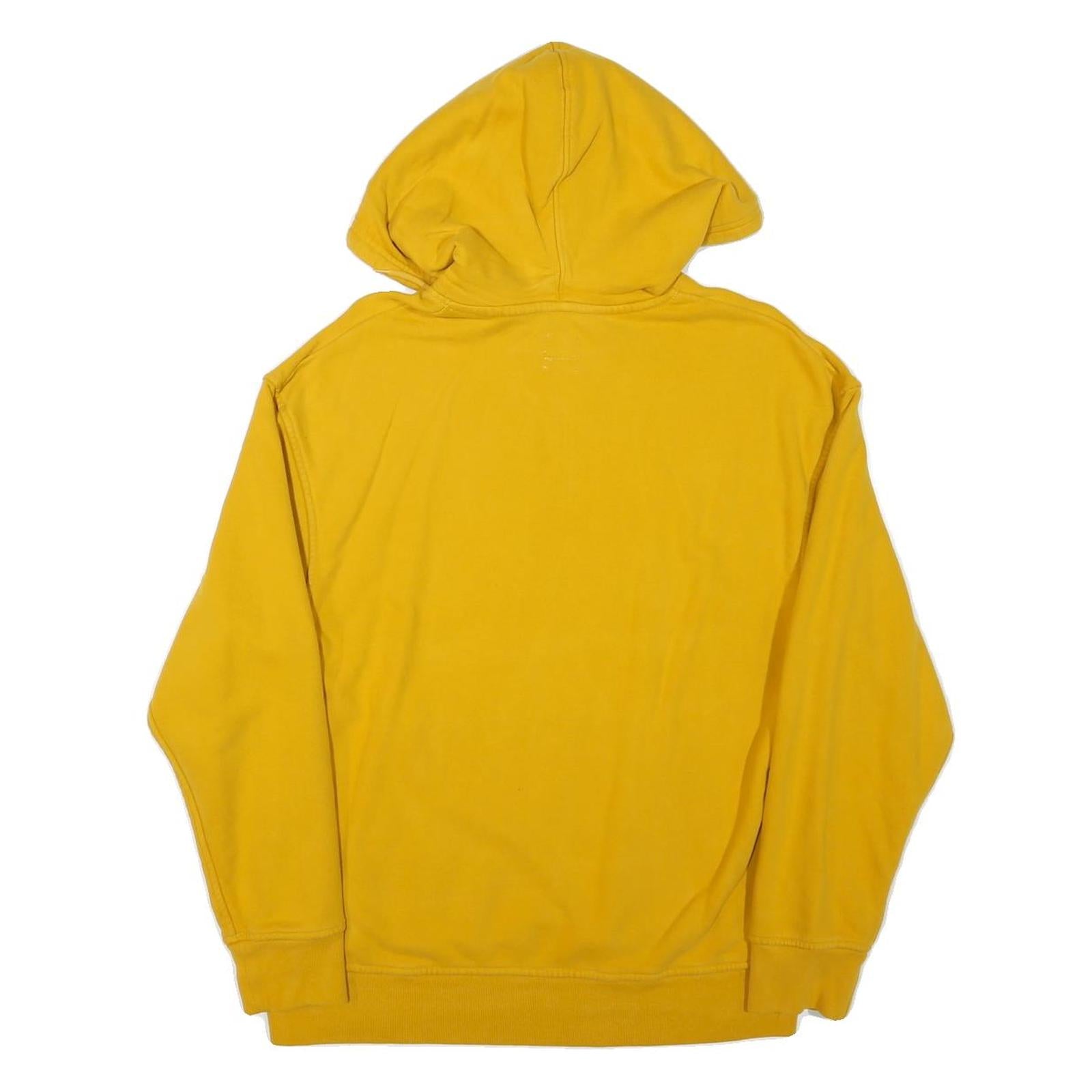 LEVI'S Mens Yellow Hoodie S Cotton Blend Pullover Casual Comfortable Style