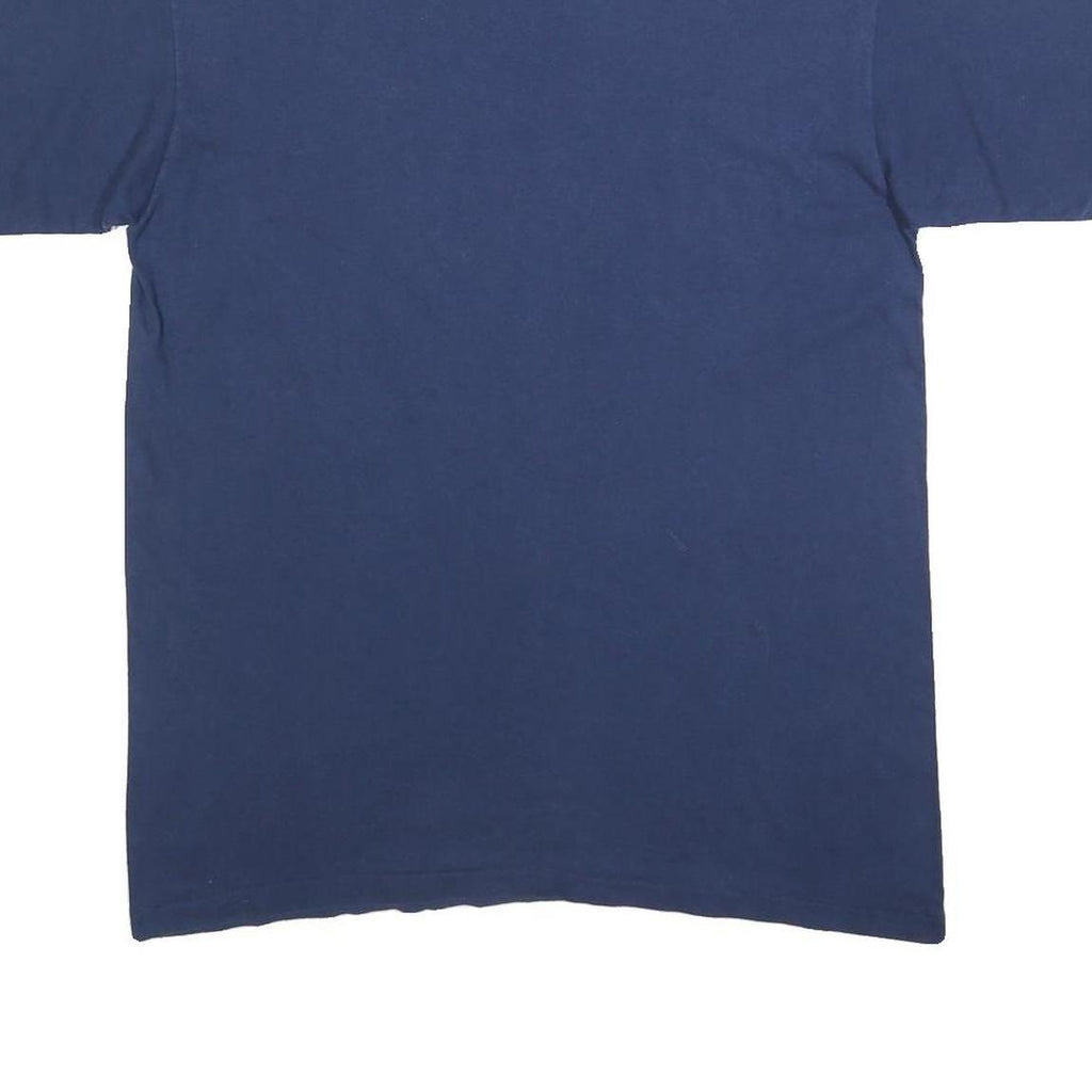 PRAIRIE MOUNTAIN Mens Blue Alaska Graphic T-Shirt M Short Sleeve Crew Neck