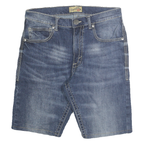 WRANGLER Mens Denim Blue Casual Shorts M W32 Cotton Blend Comfort Fit