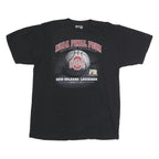 ADIDAS Mens Black NCAA Final Four XL Short Sleeve Crew Neck Cotton T-Shirt