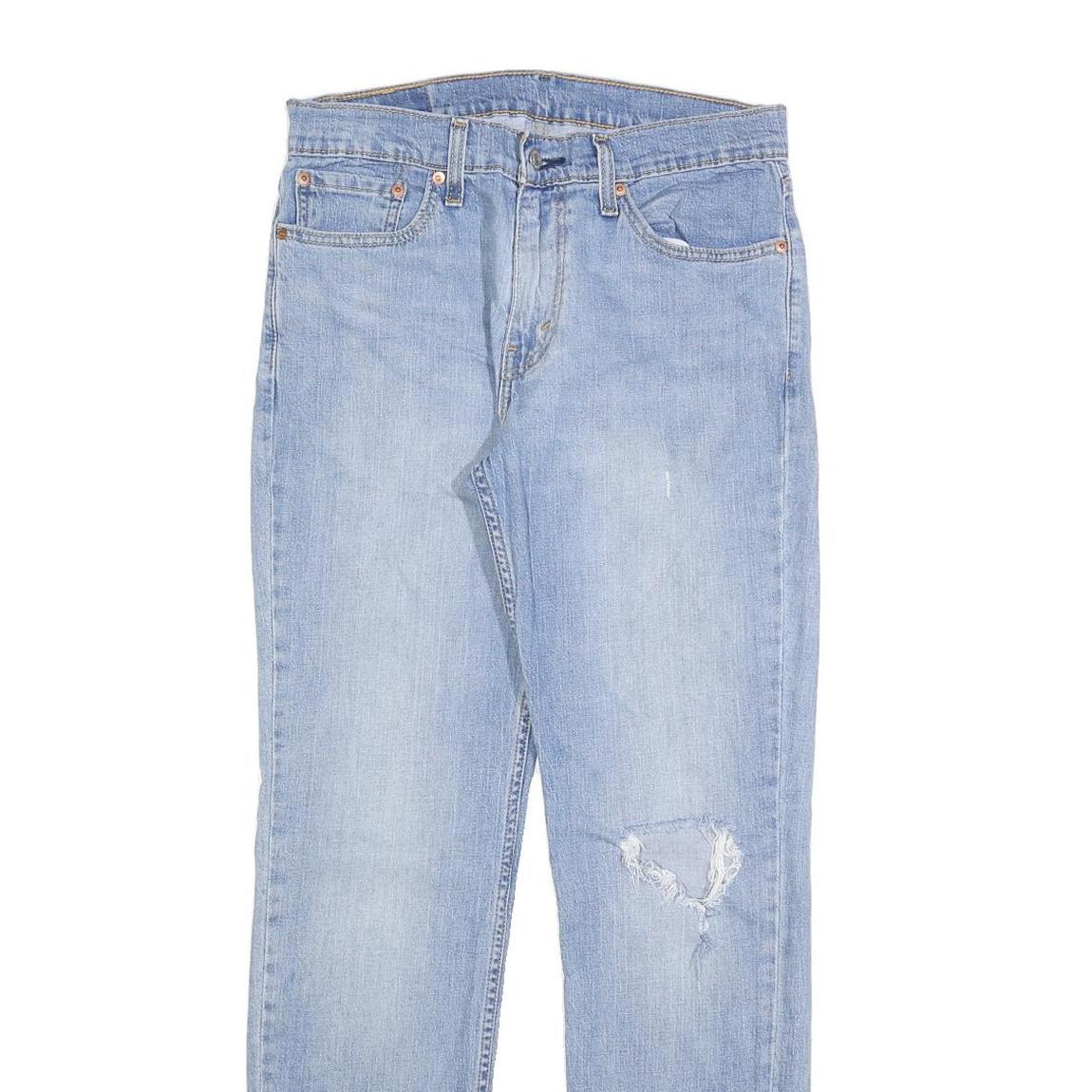 LEVI'S 511 SLIM Mens Jeans Blue Slim Skinny Denim Light W31 L32 Zip Cotton Blend